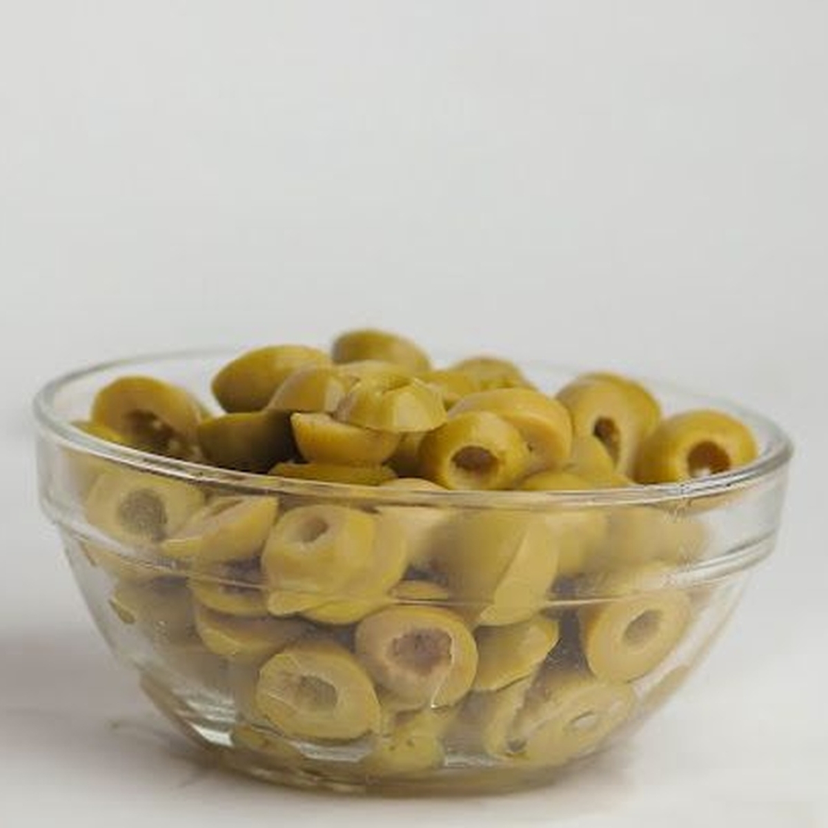 Aceitunas verdes en rodajas