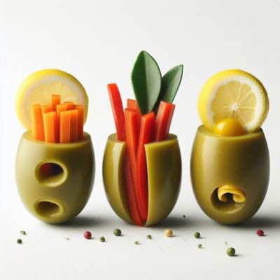 زيتون أخضر محشي