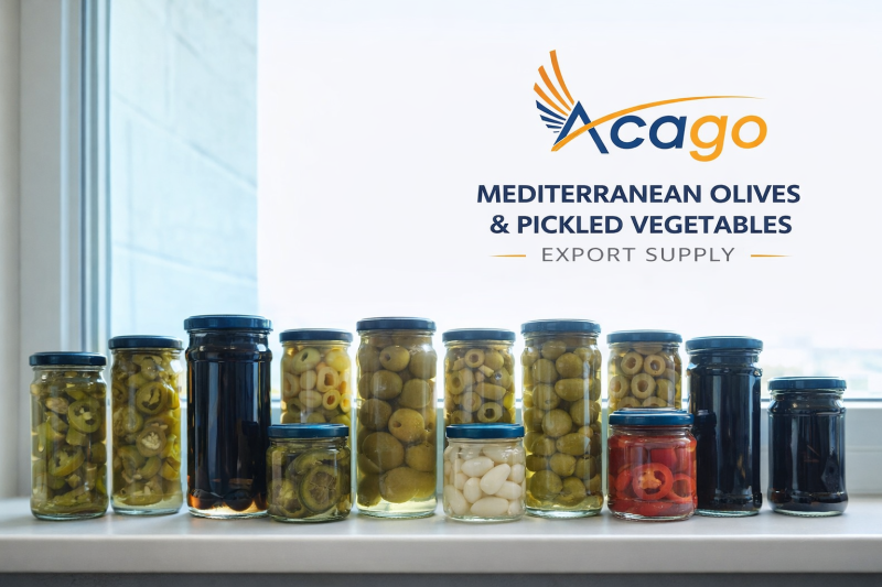      Egyptian Pickled Olives & Peppers Exporter | ACA-GO